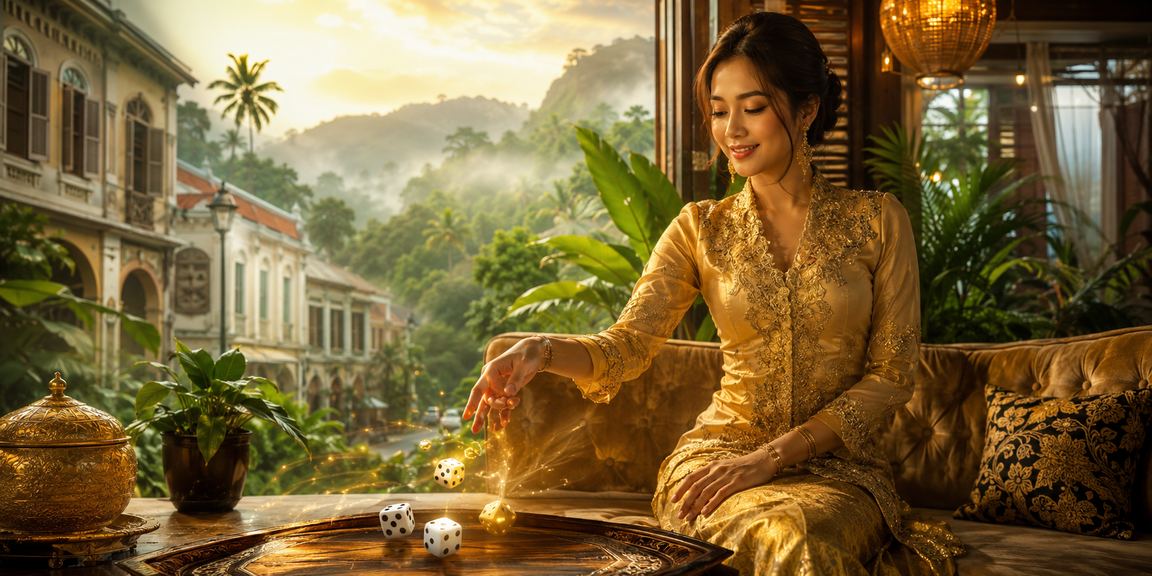 Mesin slot di pusat permainan di Ipoh